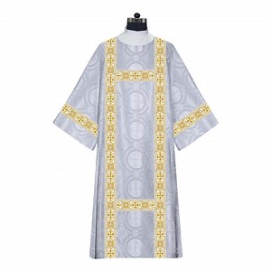 White Dalmatic Vestment With Ornate Braided Orphrey - Etsy