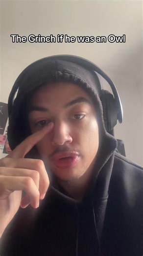 My impression of the grinch if he was an owl 🦉😂 #thegrinch #impression #owl #foryoupage #fyp