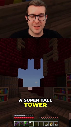 I built a WIZARD TOWER in my CASTLE in #minecraft!