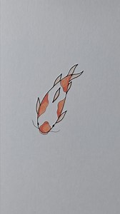 How to draw a Carp | Mini Drawing