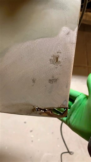 First time doing this type of work rusted hole on my door #lowriders #lowriderfxlrs #first #sc #fix