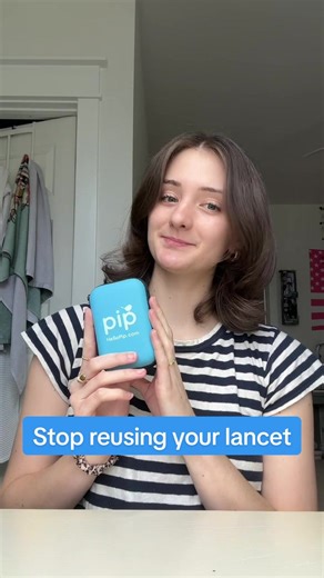 Take this as your sign to switch to Pip and get a clean and safe poke every time. #pip #piplancets #t1d