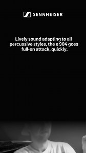 Expand your percussive soundscape with #E904. Its exemplary response and transient sensitivity caters to the needs of audio recording studios. Every beat, profound. Grab it now at an exclusive promo running for the month of September: https://bit.ly/3T95Lga | Sennheiser