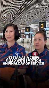 Jetstar Asia crew sign off on final day of service for low-cost carrier