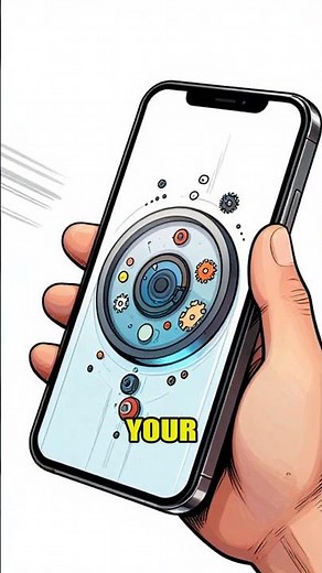How does an accelerometer measure movement in a smartphone