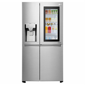 LG InstaView Door-in-Door™ GSX960NSVZ American style Fridge Freezer, 625L, - Premium Steel -F - GSX960NSVZ | LG UK