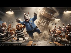 Evil Jailor STARVES Beaver Prisoner, But The Prisoner Led A RIOT!