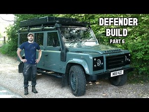 DEFENDER BUILD: Snorkel, Ladder, Windows, Security Caging, Roof Tent (PART 6)
