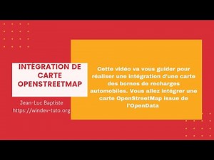 2 - Intégration d'une carte OpenStreetMap