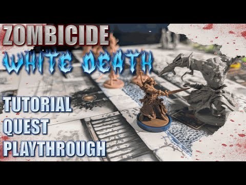 Zombicide White Death Gameplay | Tutorial Quest (Playthrough)