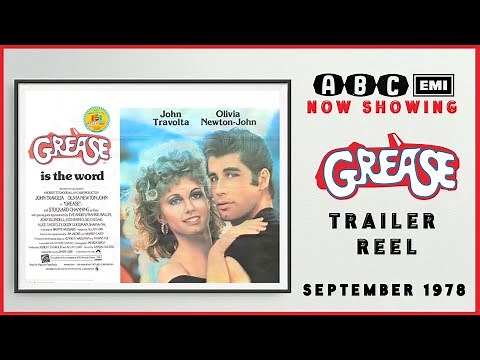 GREASE (September 1978 ABC Cinema Trailer Reel) -- Home Cinema