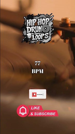 77 BPM Slow Vintage Groove #Shorts