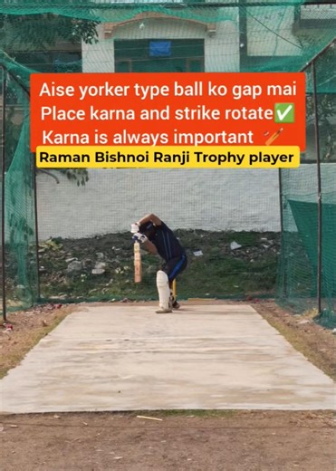 yorker ball ko kaise khele|how to play yorker Ball in cricket| #ramanbishnoi #battingtips #cricket