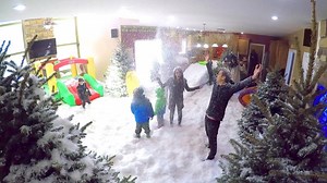 58K views · 885 reactions | I created in an indoor snowstorm inside our house! | Roman Atwood | Facebook