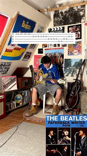 Bassline of the day: Paperback writer #thebeatles #basslineoftheday