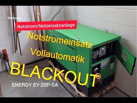 Notstromgenerator ENERGY EY-20P-SA PERKINS Diesel mit Umschaltautomatik Generator Blackout ATS