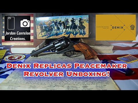 I’VE WANTED TO BUY THIS REPLICA REVOLVER FOR 5 YEARS?? Denix Replica Peacemaker Revolver Unboxing!!