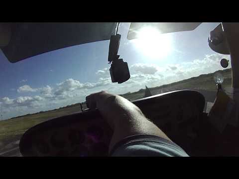 Cessna 182 airplane emergency engine failure & crash landing 10-23-12