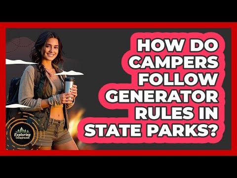 How Do Campers Follow Generator Rules In State Parks? - Exploring Campgrounds