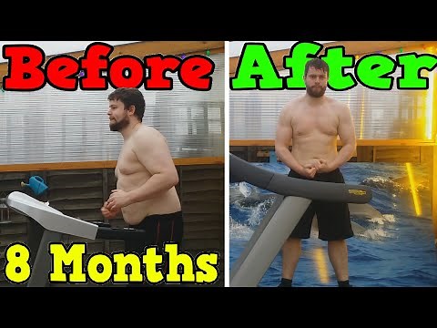 Running Every Day for 8 Months (Weight Loss Time Lapse)