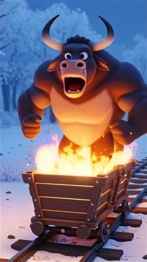 किसान को लगी ठण्ड“The Farmer Felt the Freezing Cold!”“Shivering Farmer vs #cartoon #ai #nwe #moon