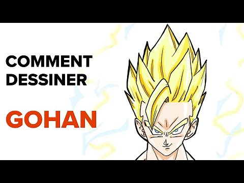 Comment dessiner GOHAN SSJ | Dessin Digital
