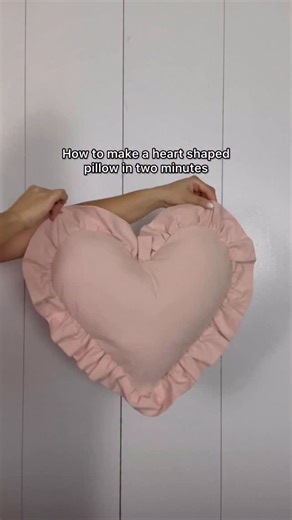 Your Sewing Pattern Destination | Learn how to make a heart shape pillow with McCall’s M8573 in 2 minutes! Supplies needed: 1 yard of fabric Batting Polyfil Instructions:... | Instagram