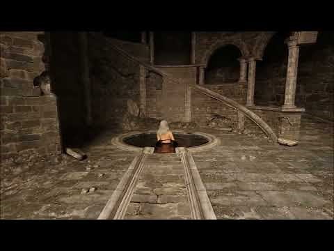 Girl stuck in quicksand (Animation)