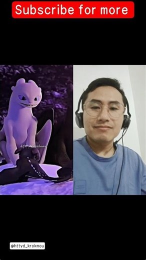 TOOTHLESS and LIGHTFURY,MY REACTION #toothless #shorts #viral