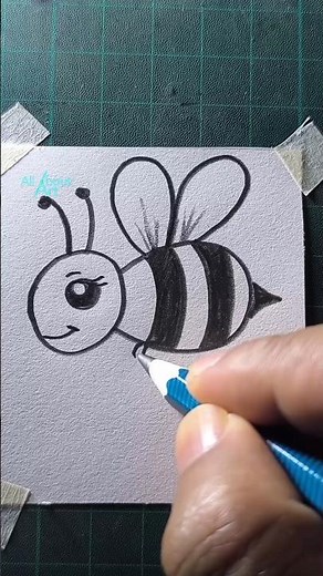 cute bee drawing tutorial