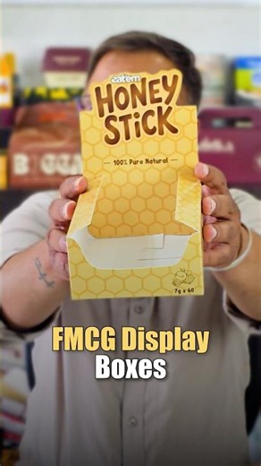 FMCG Display Box | Custom Counter Display Packaging Box #packagingideas