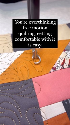 Cynthia Hilfiger | Let’s get comfy with FMQ! ✨ Think of free motion quilting like handwriting—you just need a little practice to build muscle memory! Once... | Instagram
