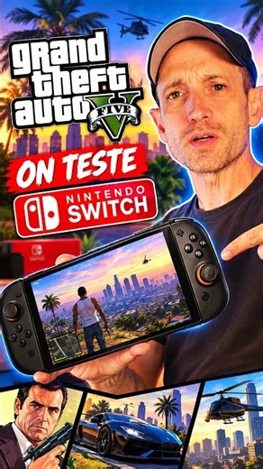 GTA V ON NINTENDO SWITCH! 😱 Testing it out!