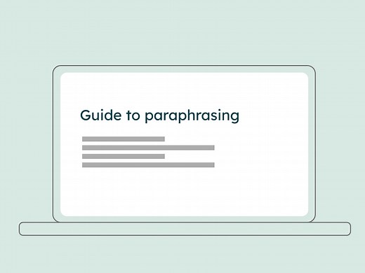 Guide to paraphrasing: Turnitin video resource
