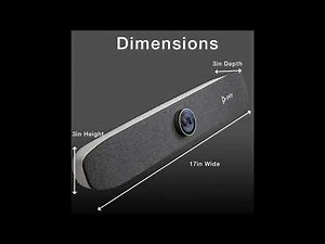 Poly Studio P15 Video Sound Bar 🎥 | 4K Webcam, Premium Audio & All-in-One Setup for Teams & Zoom!