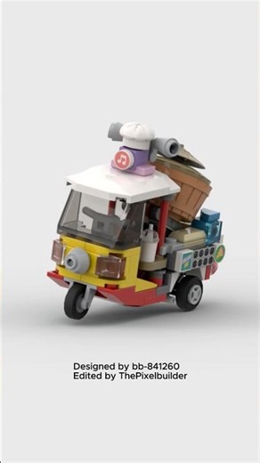 LEGO Delivery Tuk-Tuk | Stop Motion Build