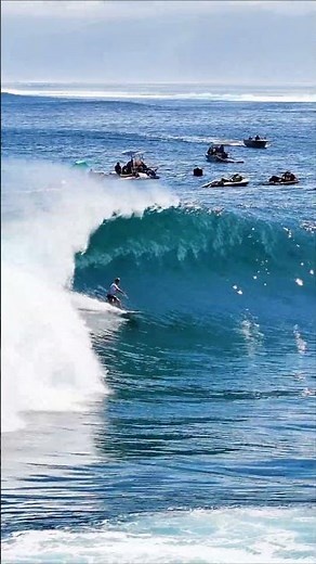 🔴(NOT A.I.) CRAZY VIEW of SUPER GLASSY Teahupo'o