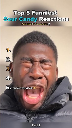 Top 5 Funniest Sour Candy Reactions Part 2