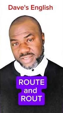 ROUTE vs ROUT. What's the difference?