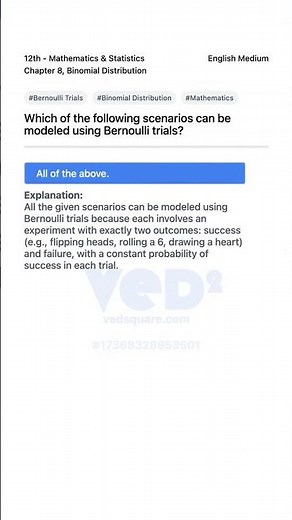 Understanding Bernoulli Trials in Binomial Distribution Math Stats