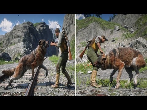 RDR2- All Animal Attack And Bite Animation Epic Wild Moments''Ep.19