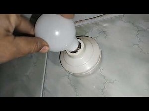 "How to Properly Open and Install an E27 LED Bulb."