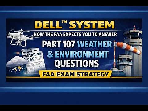 DELL™ System: How the FAA Expects You to Answer Part 107 Weather & Environment Questions