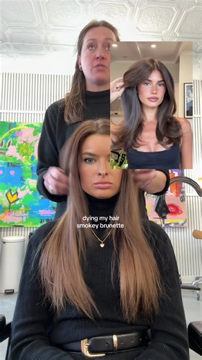 Transform Your Hair with Smoky Brunette Color