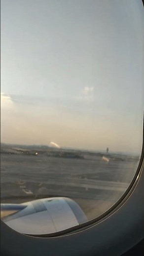 Air Arabia ✈ Qatar Window View | Crossing Over Doha 🌤 Stunning Aerial Scene #shorts