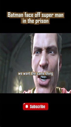 Batman stops Superman in prison part 2