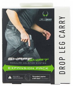 ALIEN GEAR HOLSTERS SSEPDL ShapeShift Drop Leg Carry Expansion Pack Injection Molded Polymer Black
