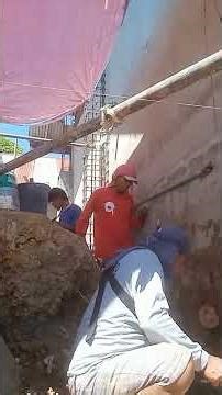 install bakal tie beam and column