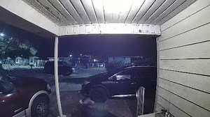 This woman was drunk and was coming home from a party. She was drunk, and as soon as she reached her house and climbed the steps, her foot slipped and she fell down with a thud. In the process, everything she was holding also tumbled to the ground. | Jukin Copyright Management