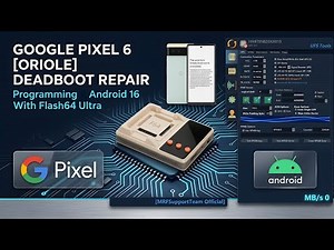 Google Pixel 6 [oriole] UFS Programming OS16 Complete Tutorial Guide With Flash64 Ultra 🔥✅
